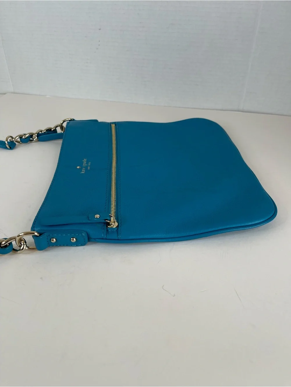 kate spade Teal Pebbled Leather Crossbody